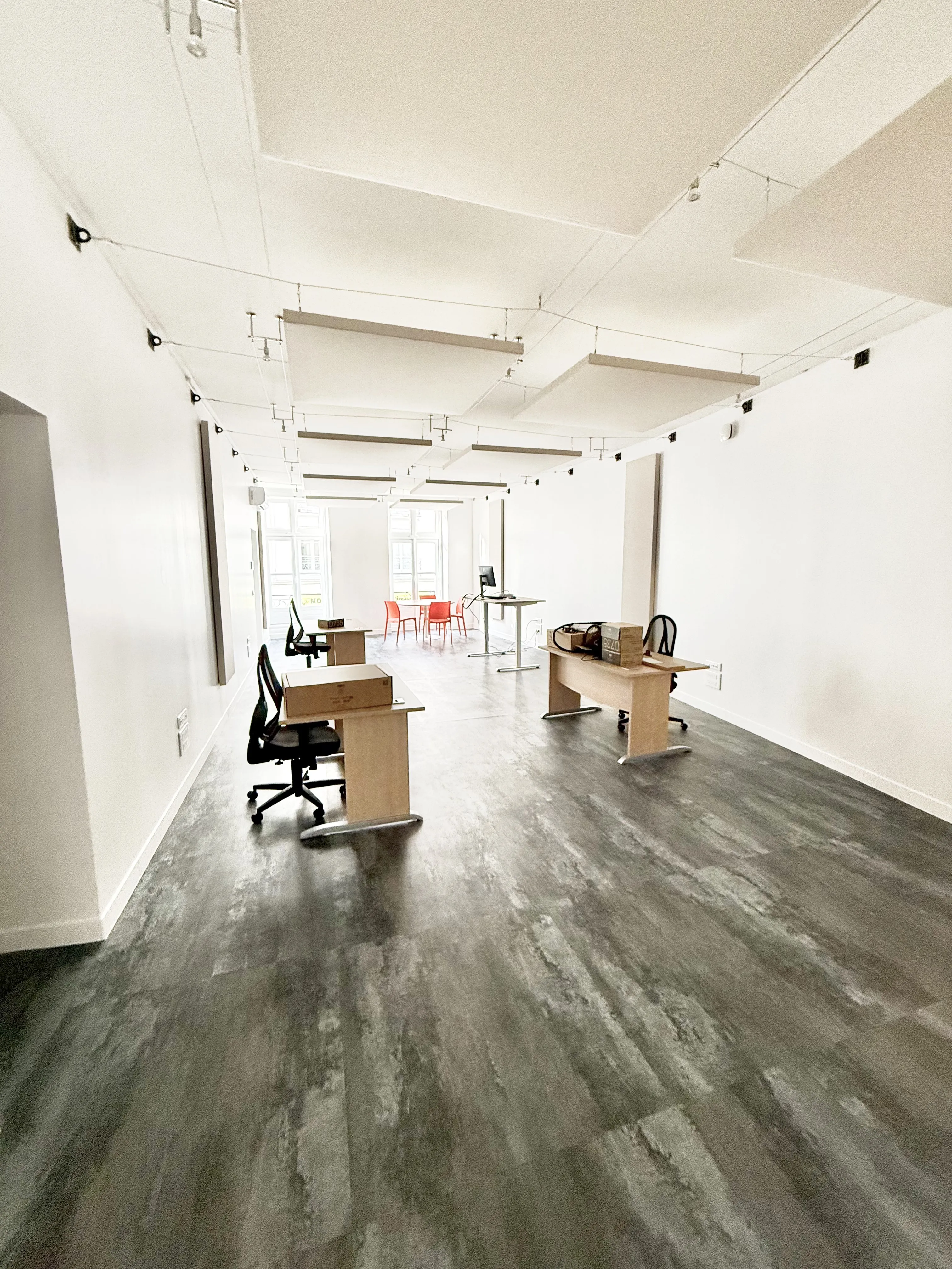 Rénovation d'espace professionnel - bureau moderne et fonctionnel