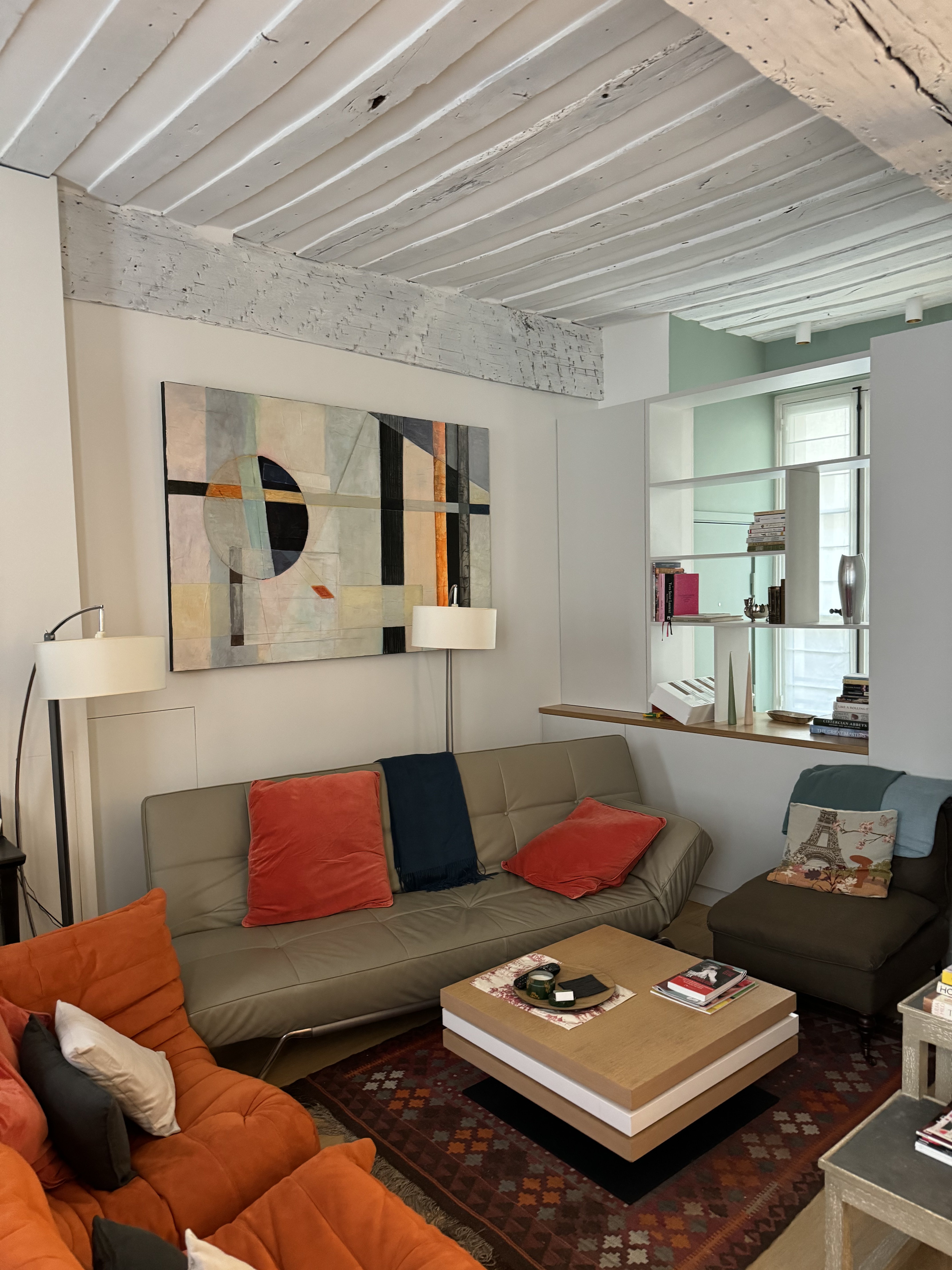 Aménagement de salon - design contemporain