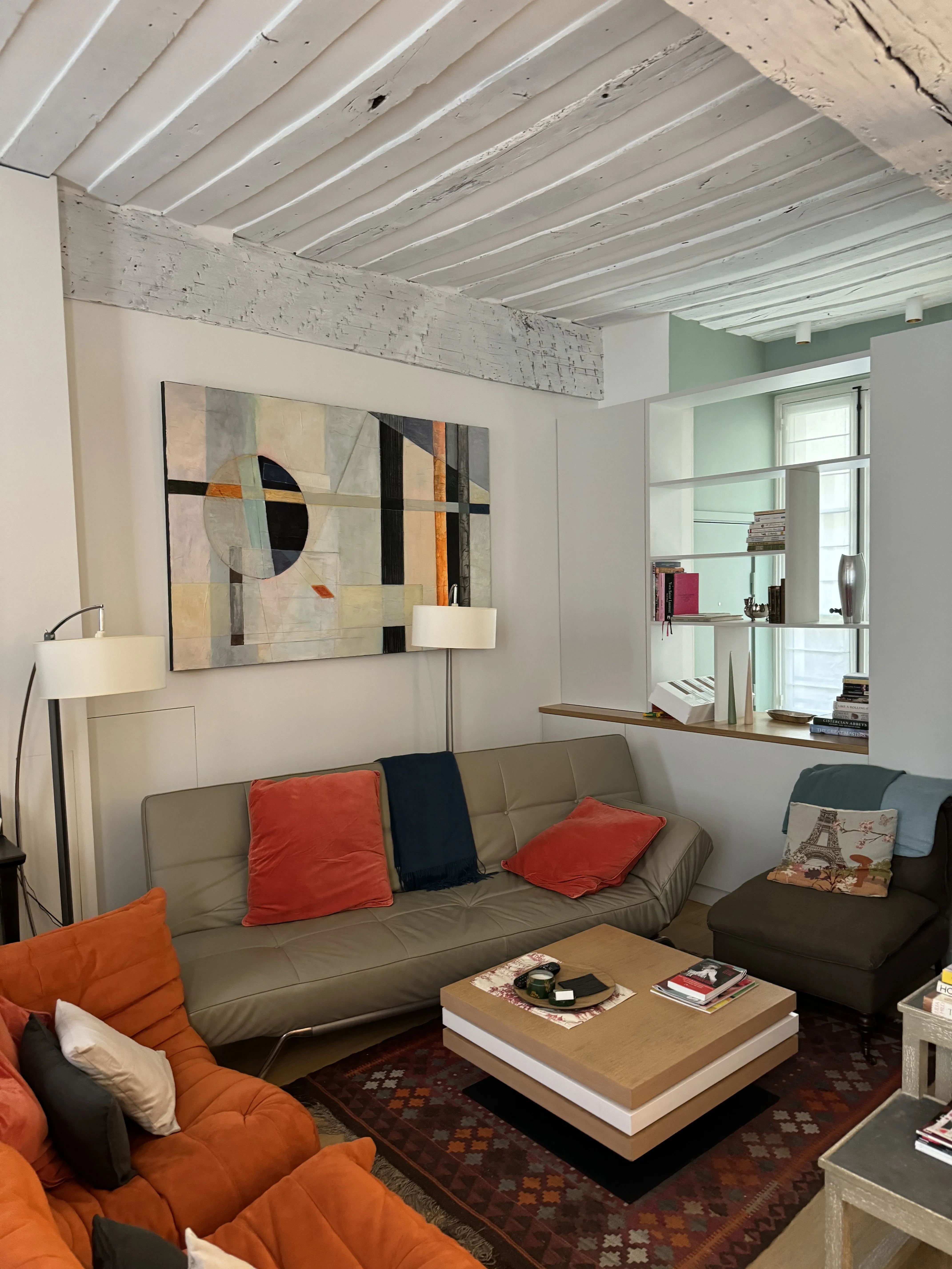 Aménagement de salon - design contemporain